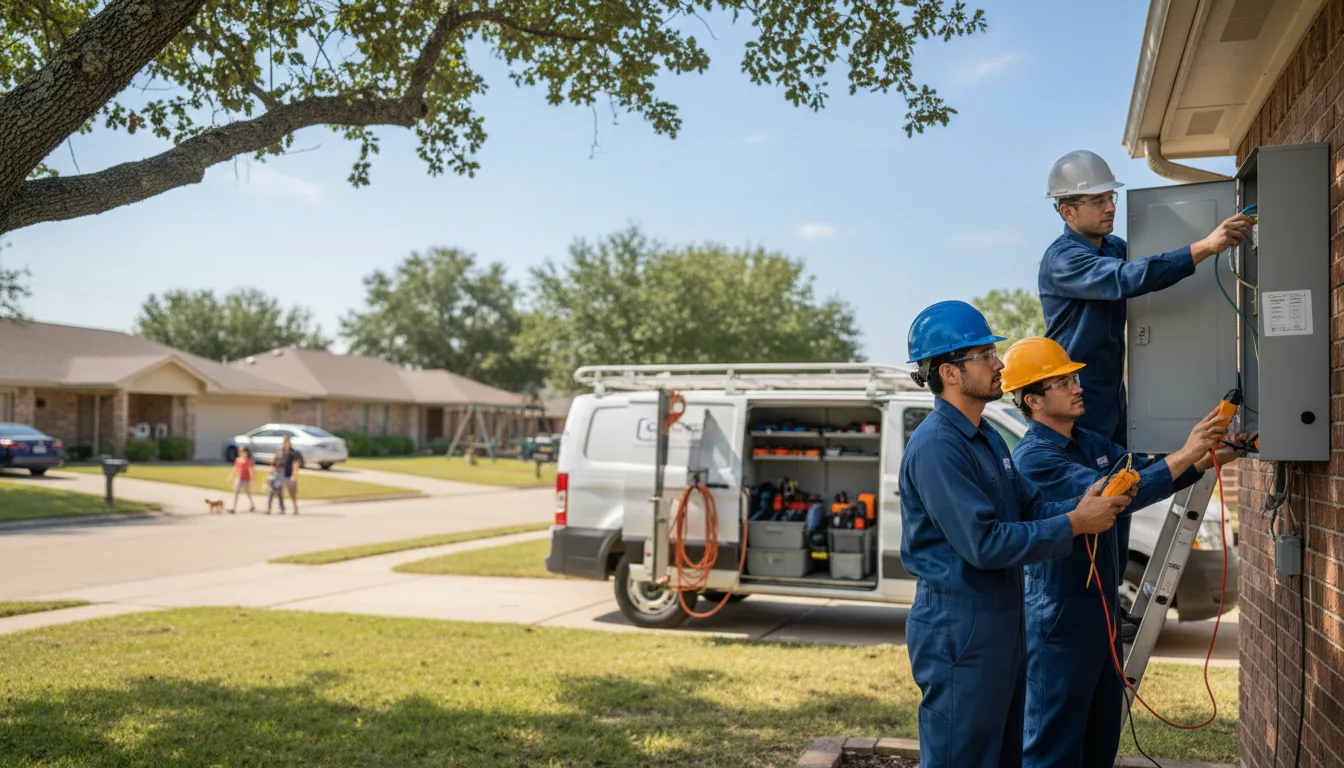 Certified electrician providing emergency electrical services in Oaktown, IN